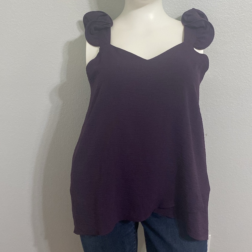 Cato EST 1946 Dark Pretty Purple Camisole Top